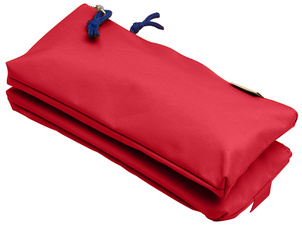 Oxford dubbele pennenetui, polyester, oranje, 220×100×80 mm