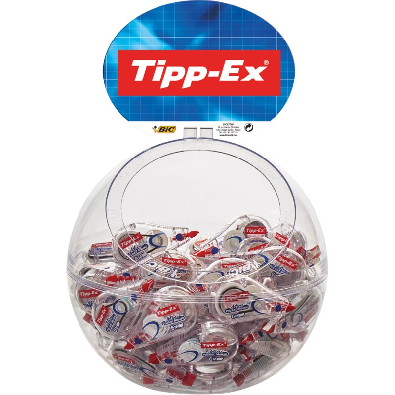 Tipp-Ex correctieroller navullingen Mini Pocket Muis, 5 mm × 6 m, 60 stuks
