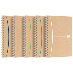 Oxford spiraalblok TOUAREG A5, geruit, 90 vel