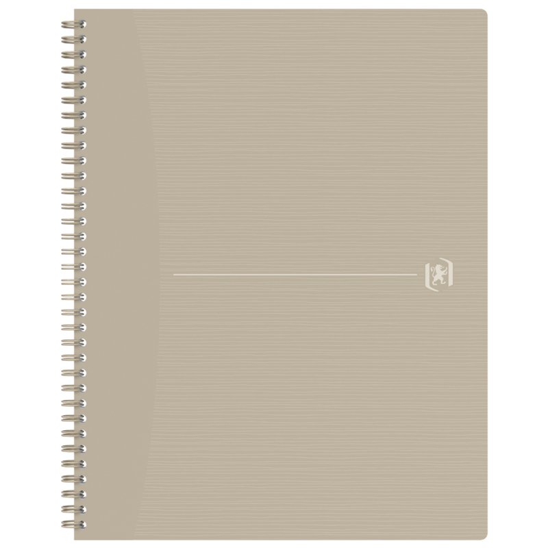 Oxford bloc spiralé Origins A4, quadrillé, noir, 70 feuilles