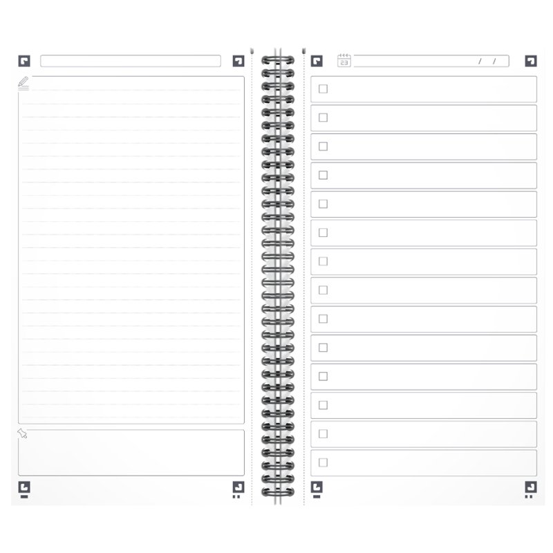 Oxford Office Essentials TaskManager bloc de planification, bleu marine, 141 × 246 mm, 115 feuilles