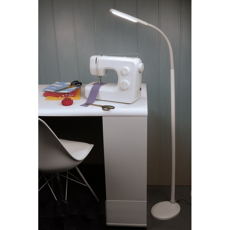 KLEIBER Lampadaire LED, 4 températures de couleur, blanc, 10 W
