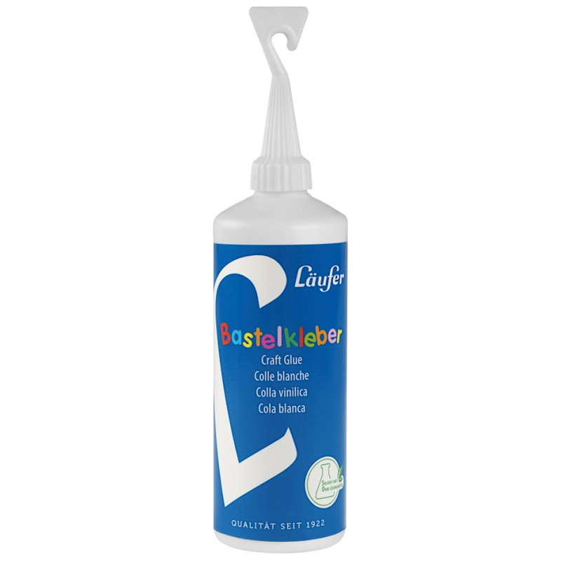 Läufer colle de loisir blanc, sèche transparent, flacon 100 g