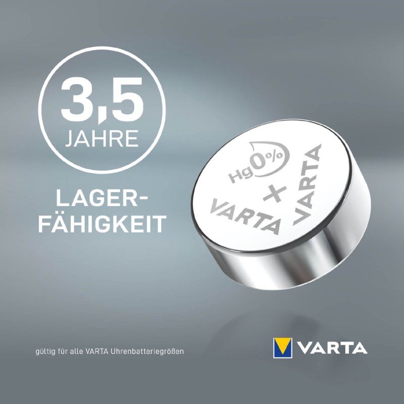 VARTA zilveroxide horlogebatterij V370, SR69, 1,55V, 30 mAh