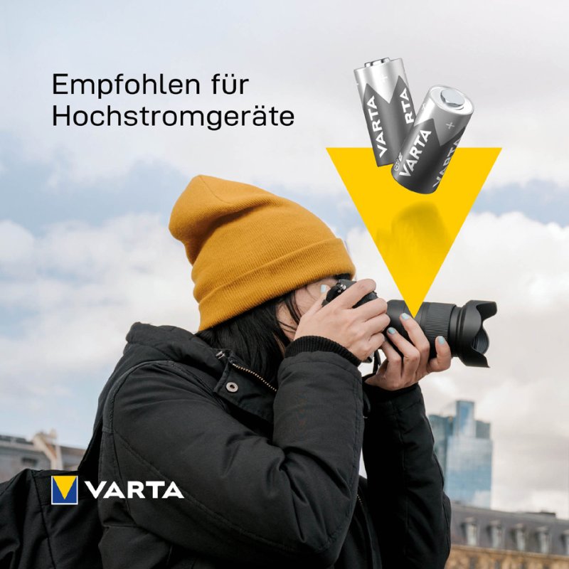 VARTA lithiumbatterij 2CR5, 6,0 Volt, 1.600 mAh