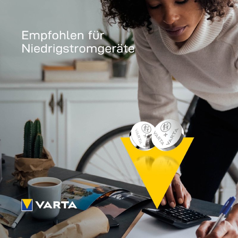 VARTA Alkaline knoopcel V10GA, 1,5 Volt, 11,6 mm