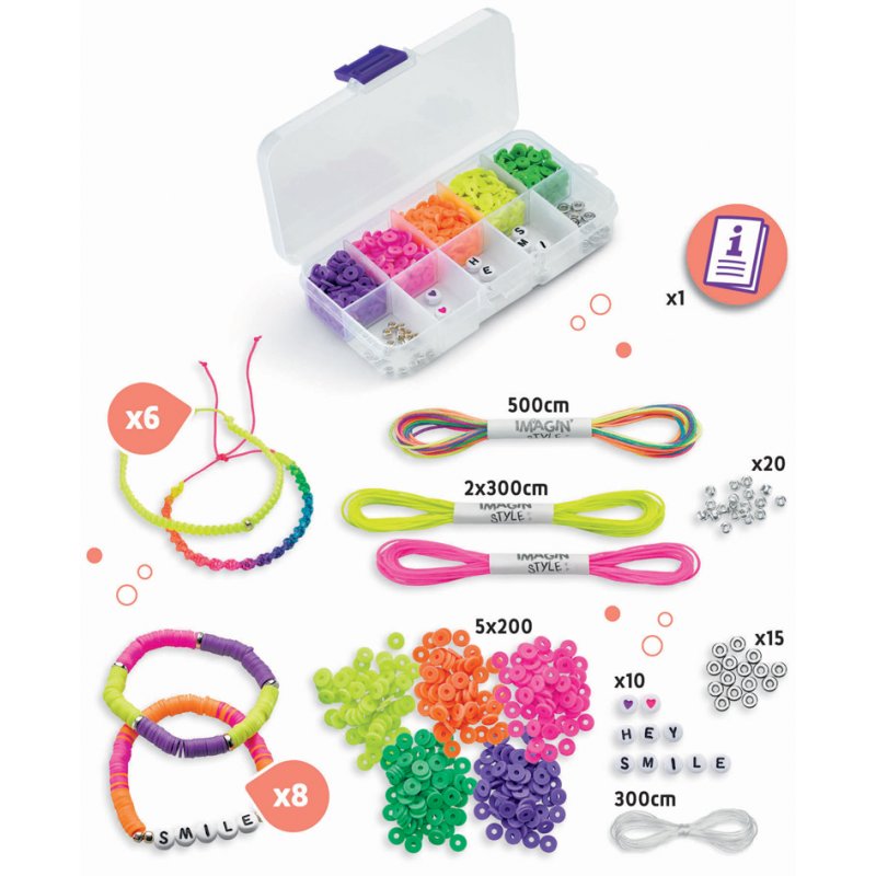 Maped bracelet-making jewellery set, 14 bracelets, from 7 years