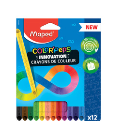 Maped kleurpotloden COLOR'PEPS INFINITY, driehoekig, 18 stuks