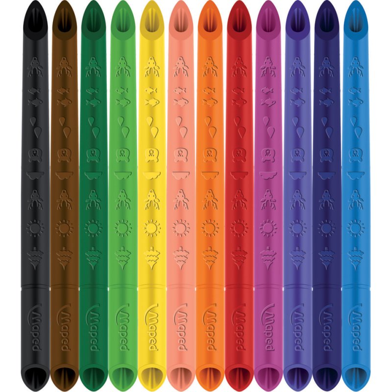 Maped crayons de couleur COLOR'PEPS INFINITY, triangulaires, 36 pièces