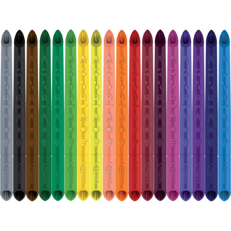 Maped crayons de couleur COLOR'PEPS INFINITY, triangulaires, 36 pièces