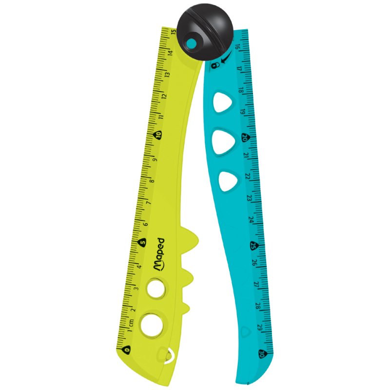 Maped règle pliable CROC CROC, 150/300 mm, vert/jaune, plastique