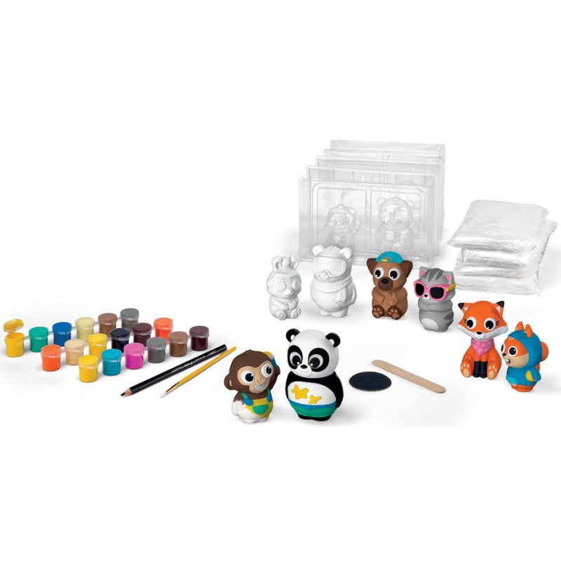 Maped Creativ ensemble plâtre super-héros, 8 figurines, à partir de 5 ans