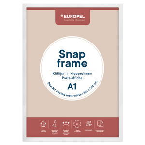 EUROPEL posterframe Premium+, A1, wit, 25 mm profiel