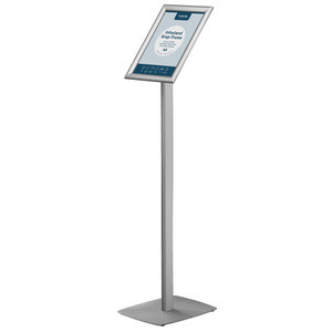 EUROPEL informatiestandaard met klapframe, A3, zilver