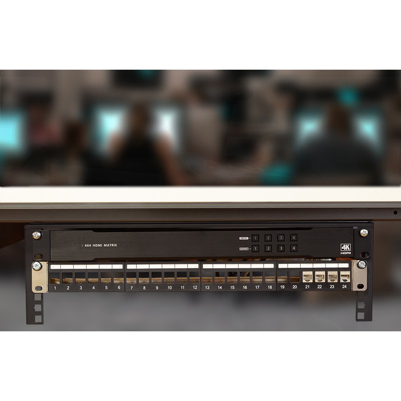 LogiLink Professional server rack wall mount, 19 inch, 4 RU, black