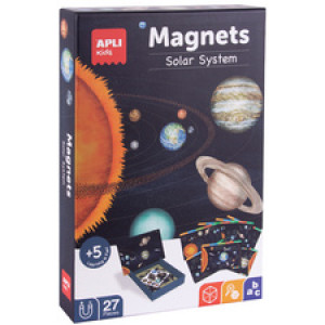 APLI kids magnetisch leer- en speelspel Zonnestelsel, 27 magneten