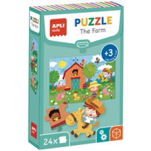 APLI kids educatieve legpuzzel De Boerderij, 24 stuks, 420×280 mm