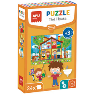 APLI kids kinderleerpuzzel Het Huis, 24 stukjes, 420×280 mm