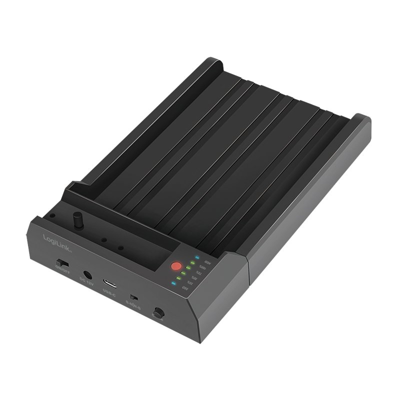 LogiLink Station d'accueil disque dur USB 3.2 Gen 2, noir, 2,5/3,5 pouces SATA
