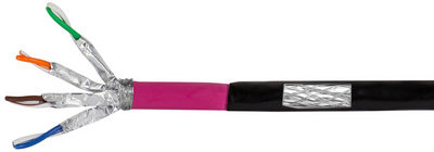 LogiLink Professional installatiekabel Cat.7, S/FTP, zwart, 100 m