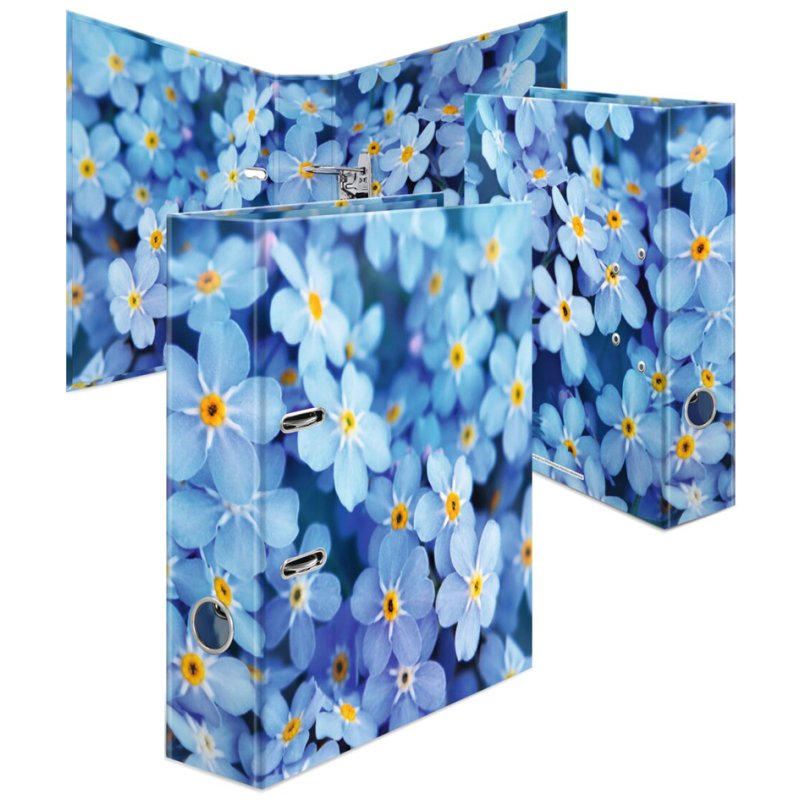 HERMA classeur à anneaux fleurs Spring Flowers A4, dos 7 cm