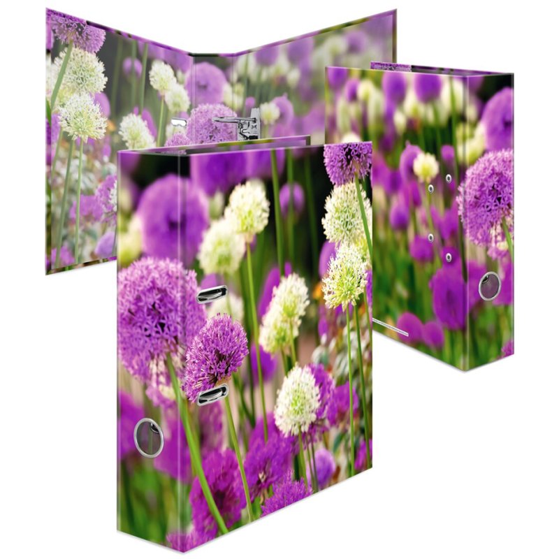 HERMA classeur à anneaux fleurs Spring Flowers A4, dos 7 cm