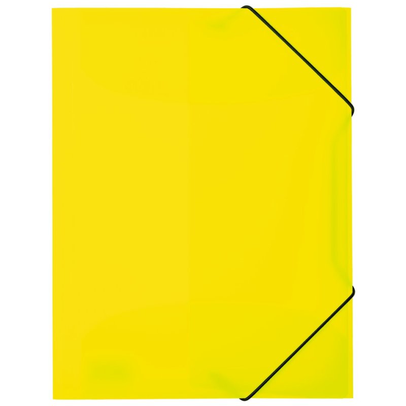 HERMA chemise élastique A4, jaune néon, avec serre-coins