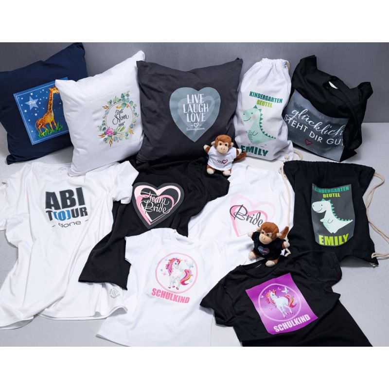 HERMA T-shirt transferfolie A4, wit, lichte textiel, 20 vel