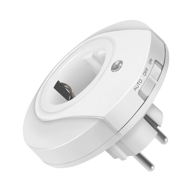 LogiLink LED guide light with wall socket outlet, white, 21 lumens, 69 mm