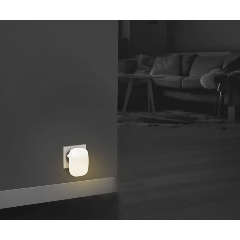 LogiLink LED orientation light with dusk sensor, white, 1.1 lumens, warm white