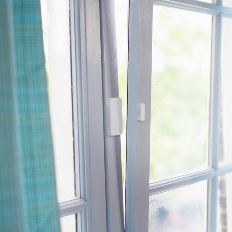 LogiLink Wi-Fi smart door and window sensor, white, battery-operated
