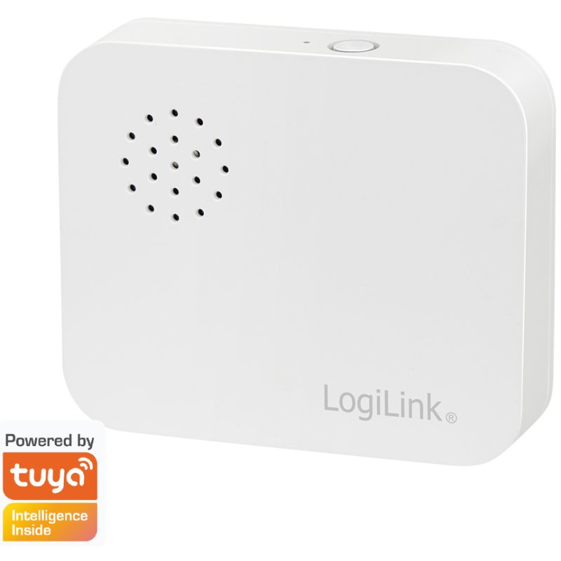 LogiLink Capteur vibration Wi-Fi, blanc, capteur intelligent