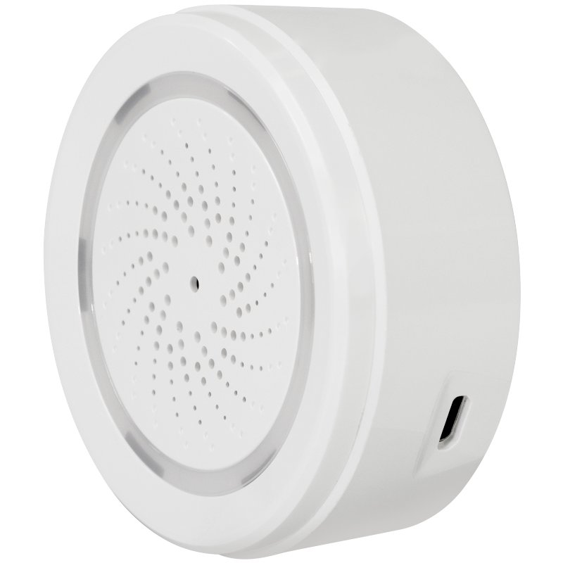LogiLink Wi-Fi smart alarm siren, white