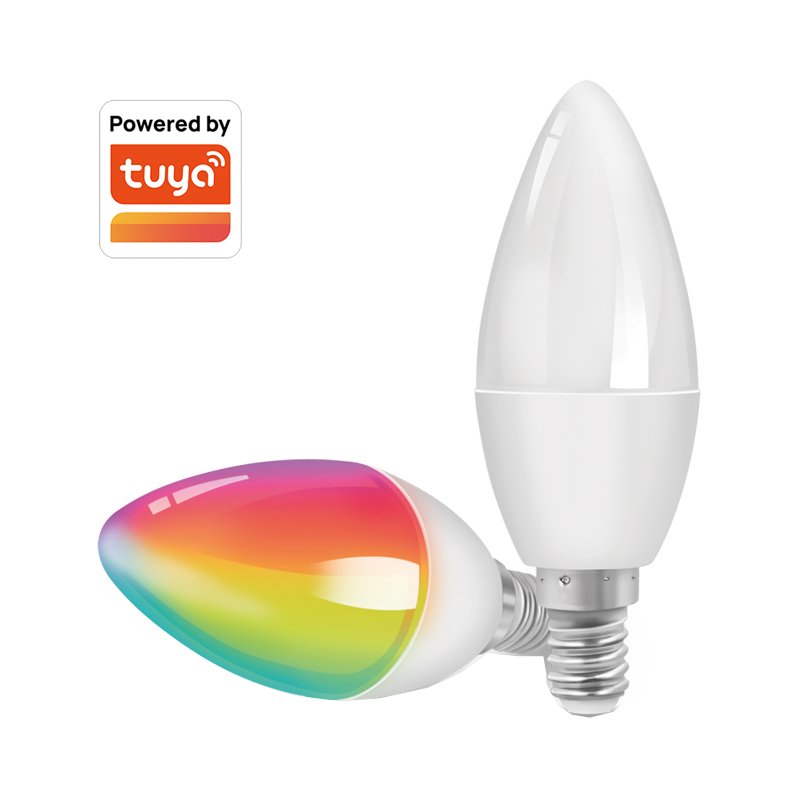 LogiLink ampoule LED intelligente, Wi-Fi, E14, gradable