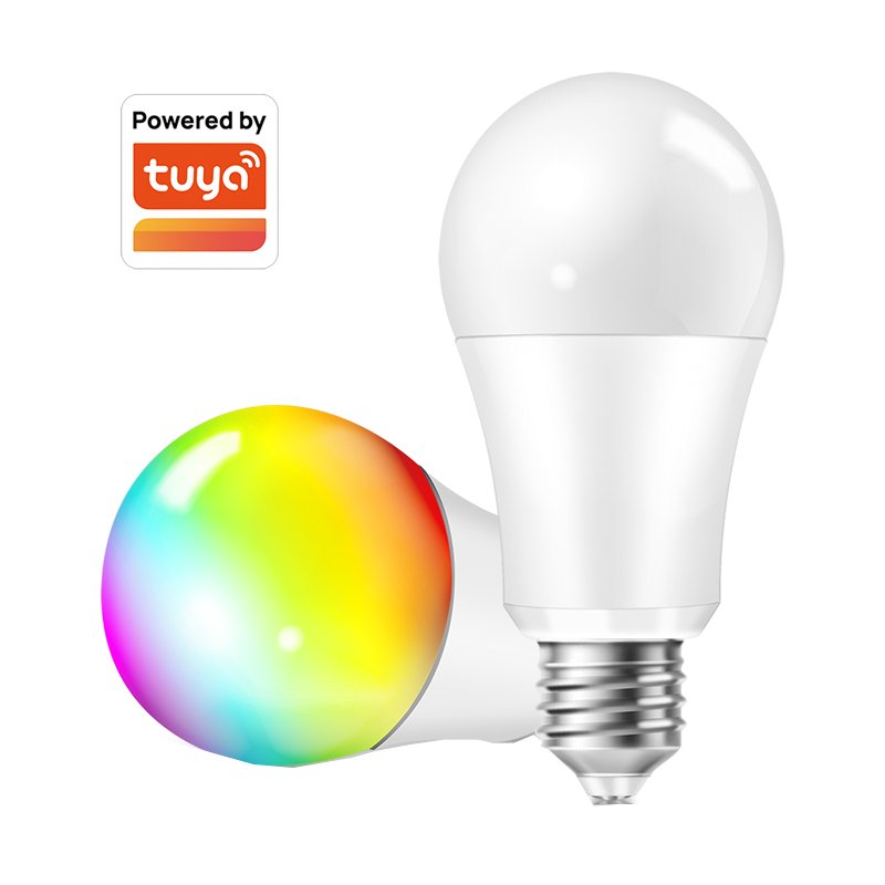 LogiLink Ampoule LED intelligente Wi-Fi, compatible Tuya, E27, blanc