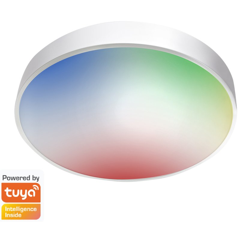LogiLink Wi-Fi Smart LED ceiling light, white, 30 W