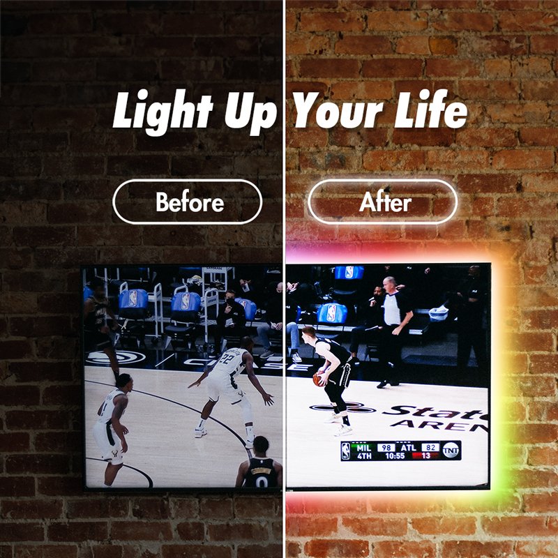 LogiLink Bande LED RGB Wi-Fi intelligente, auto-adhésive, 5 mètres