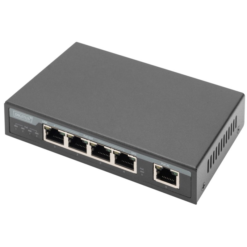 DIGITUS Gigabit PoE Extender, 4-port