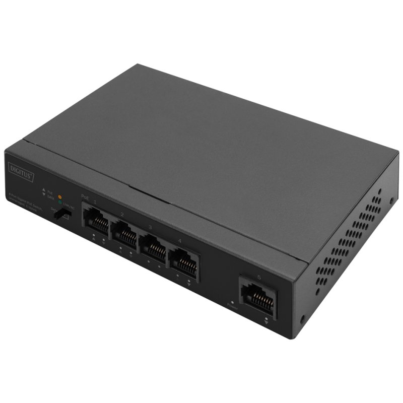 DIGITUS Gigabit Ethernet PoE switch, 60 Watt, 10 Gbps