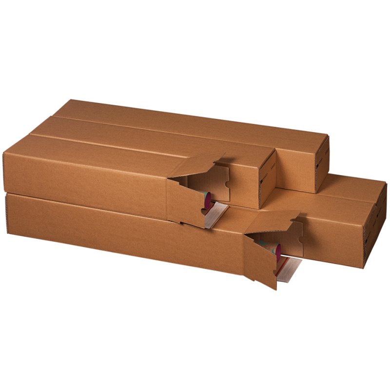 SMARTBOXPRO tube d'expédition A0, autocollant, marron, 10 pièces