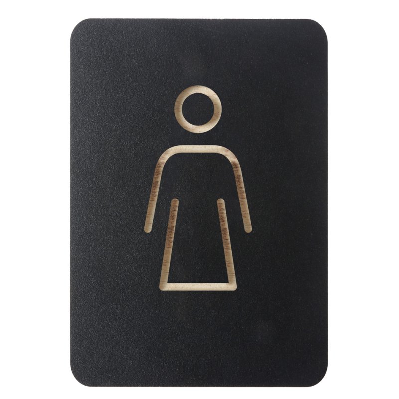 EUROPEL pictogramme 'Toilettes Hommes', noir, autocollant, 105×8×150 mm