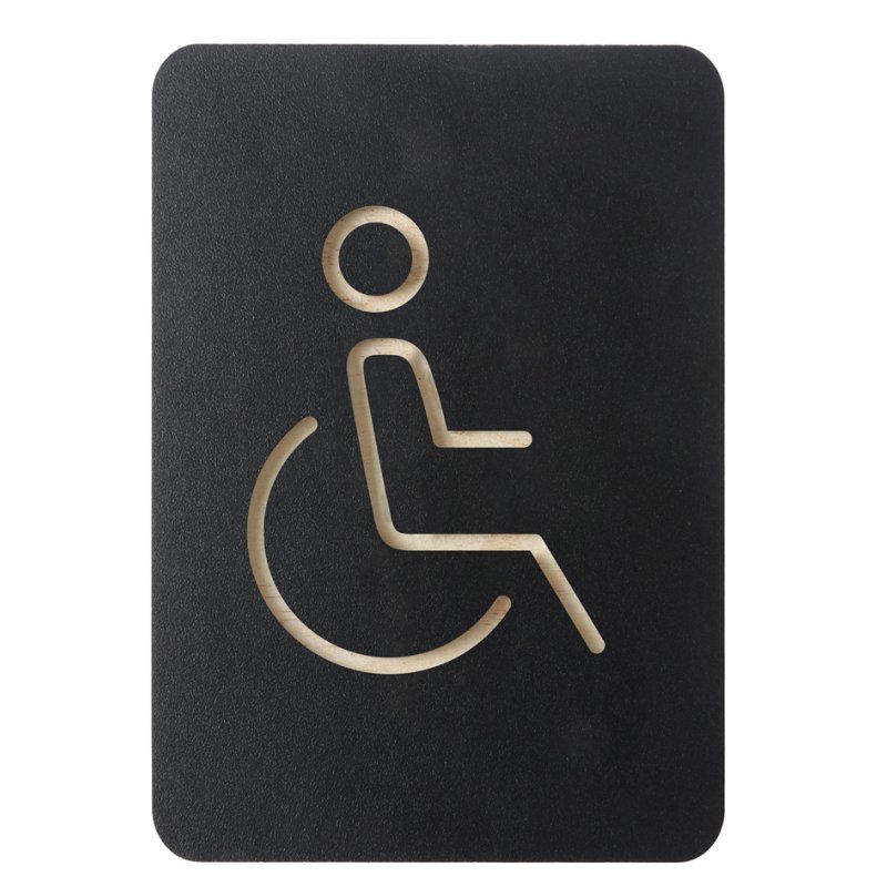 EUROPEL pictogramme 'Toilettes Hommes', noir, autocollant, 105×8×150 mm