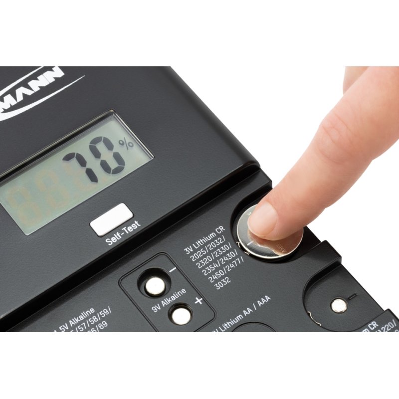 ANSMANN batterij tester Energy Check LCD, zwart