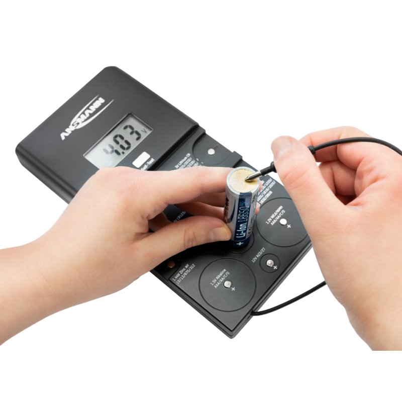 ANSMANN batterij tester Energy Check LCD, zwart