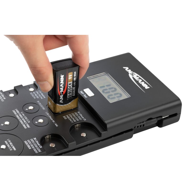 ANSMANN batterij tester Energy Check LCD, zwart