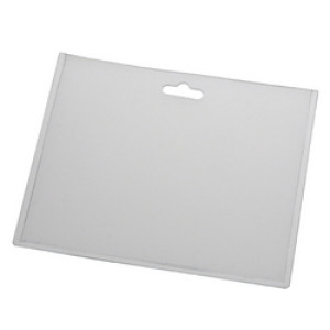 EUROPEL pasjeshouder gesloten, 90×60 mm, transparant PVC, 24 stuks