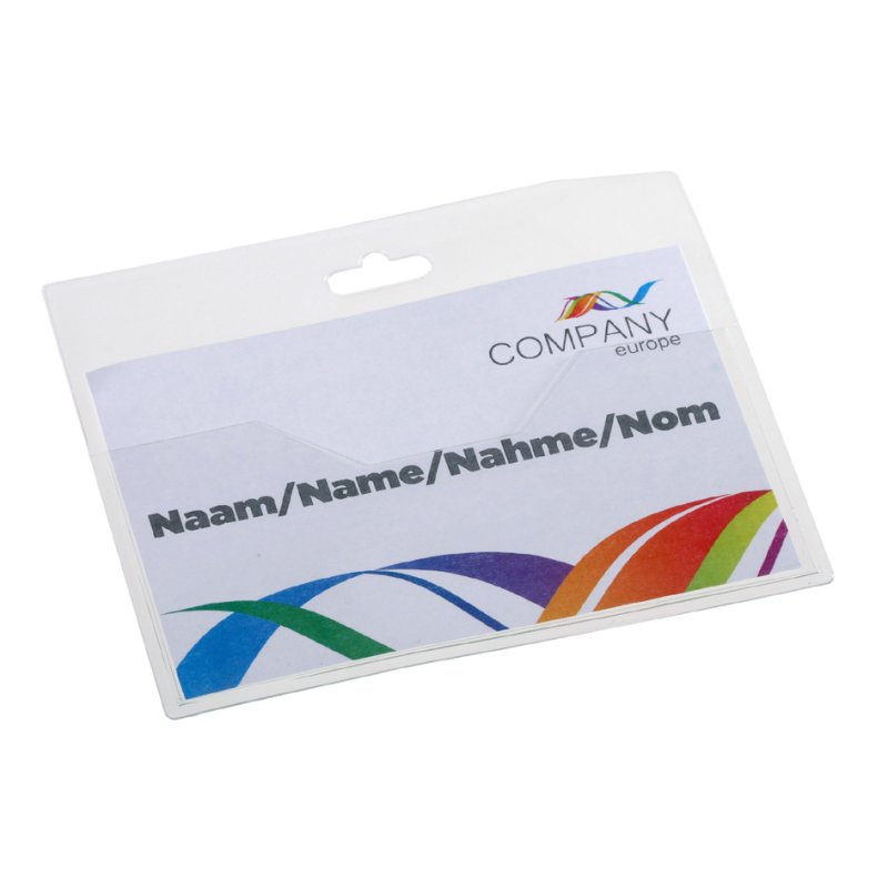 EUROPEL porte-cartes transparent, 90×60 mm, 24 pièces