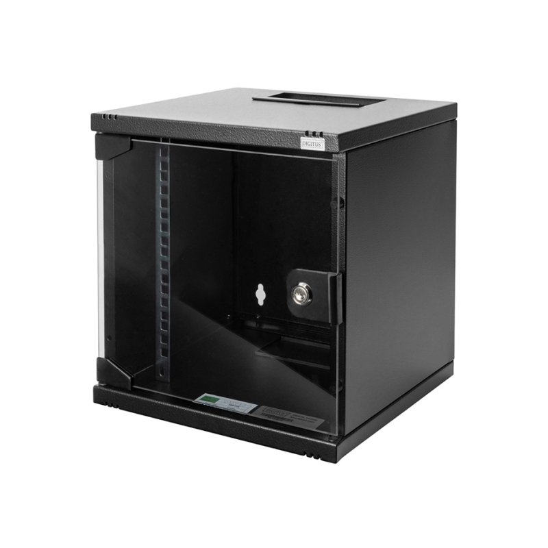 DIGITUS Armoire murale 10", 6 unités, 312 × 300 mm, noir