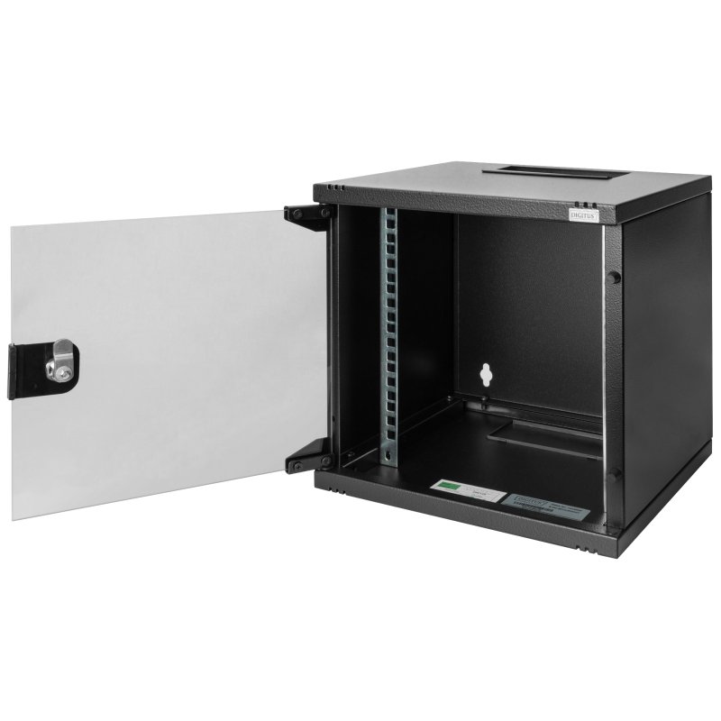 DIGITUS Armoire murale 10", 6 unités, 312 × 300 mm, noir