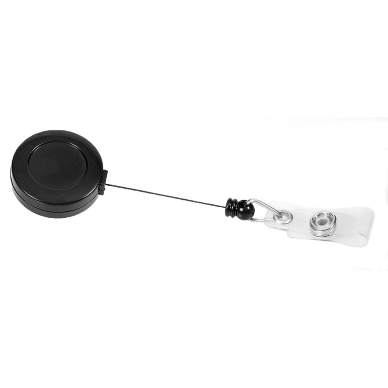 EUROPEL card holder with yo-yo, round, black, 10 pieces